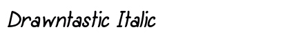 Drawntastic Italic Preview