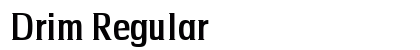Drim Regular preview