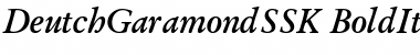 Download DeutchGaramondSSK Font