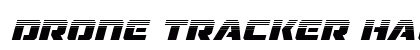 Drone Tracker Halftone Italic Italic preview