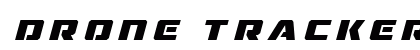 Drone Tracker Title Italic Italic preview