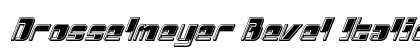 Drosselmeyer Bevel Italic Italic preview