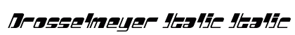 Drosselmeyer Italic Italic preview