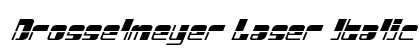 Drosselmeyer Laser Italic Italic preview