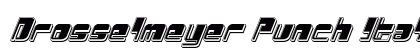 Drosselmeyer Punch Italic Italic preview
