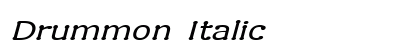 Drummon Italic preview