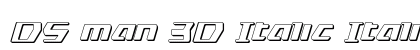 DS man 3D Italic Italic preview