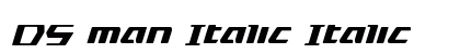 DS man Italic Italic preview