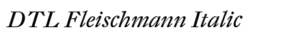 DTL Fleischmann Italic preview