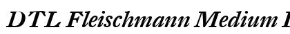 DTL Fleischmann Medium Italic Preview