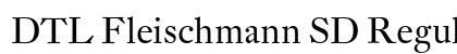 DTL Fleischmann SD Regular Preview