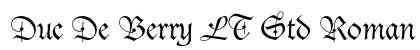 Duc De Berry LT Std Roman preview