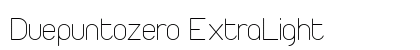 Duepuntozero ExtraLight Preview