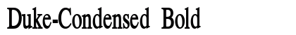 Duke-Condensed Bold preview