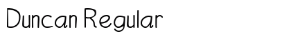 Duncan Regular preview