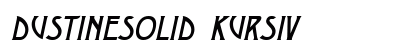 DustineSolid kursiv Preview