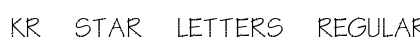 KR Star Letters Regular preview