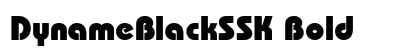 DynameBlackSSK Bold preview