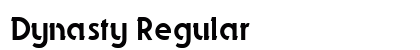 Dynasty Regular Font