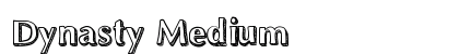 Dynasty Medium Font