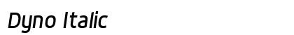 Dyno Italic preview