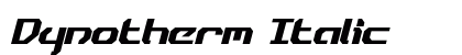 Dynotherm Italic preview