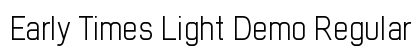 Early Times Light Demo Regular preview