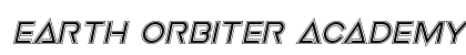Earth Orbiter Academy Italic Italic preview