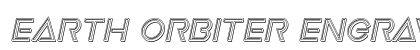 Earth Orbiter Engraved Italic Italic preview