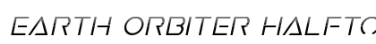 Earth Orbiter Halftone Italic Italic preview