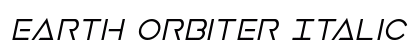 Earth Orbiter Italic Italic preview