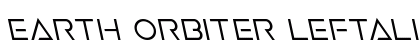 Earth Orbiter Leftalic Italic preview