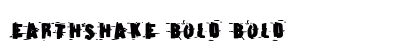 Earthshake Bold Bold preview