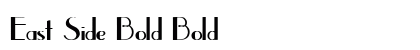 East Side Bold Bold preview