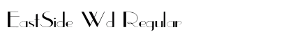 EastSide Wd Regular Font