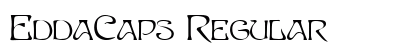 EddaCaps Regular Font