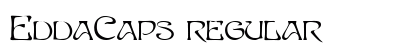 EddaCaps regular Font