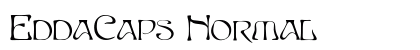 EddaCaps Normal Font