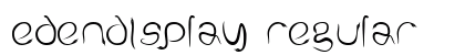 EdenDisplay Regular Font