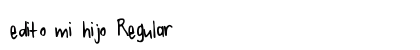 edito mi hijo Regular preview