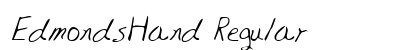 EdmondsHand Regular preview