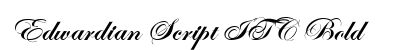 Edwardian Script ITC Bold preview