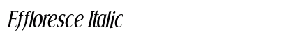 Effloresce Italic Preview