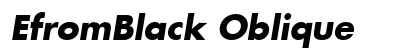 EfromBlack Oblique preview