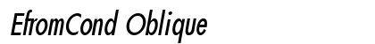 EfromCond Oblique preview
