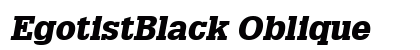 EgotistBlack Oblique preview