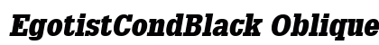 EgotistCondBlack Oblique preview