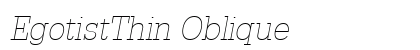 EgotistThin Oblique preview