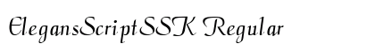 ElegansScriptSSK Regular preview