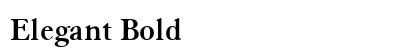 Elegant Bold preview